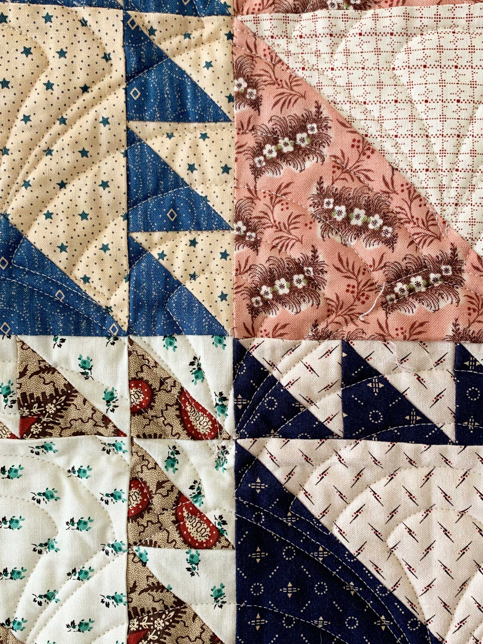 Birds in the Air reproduction quilt Quilts for Sale