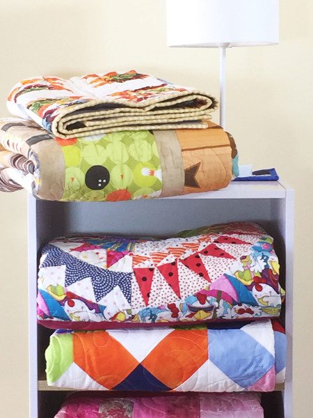 folded quilts